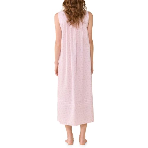 Image of Eileen West Sleepwear & Loungewear for Women - Poetic Woven Lawn Collection - 100% Cotton Lightweight Sleeveless Nightgown