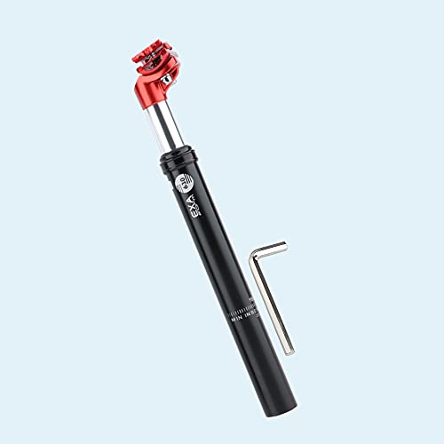 Newgoal Tube de Selle Amortisseur à Ressort, diamètre 27,2/30,9/31,6 mm/Tube de Selle Aluminium Amortisseur, Longueur 350 mm/Tube de Selle vélo avec...