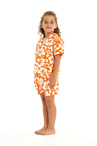 Image of Boys' Aloha Luau Shirt Cabana Set in Signature Prints | 100% Cotton; Button Front Shirt; Signature Tropical Prints; Lightweight Comfort; Vacation Ready