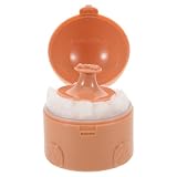 JOINPAYA 50g Contenitore per Talco Corpo Forma di Orsetto Custodia Portatile Antispreco per Cipria Sciolta Organizer Compatto in Plastica per Polvere da Viaggio e Ragazzo Ragazza