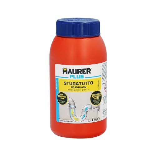 Desatascador Granular Profesional 1 Kg. Desatascador De Tuberías, Eliminador De Atascos, Limpiador De Tuberías