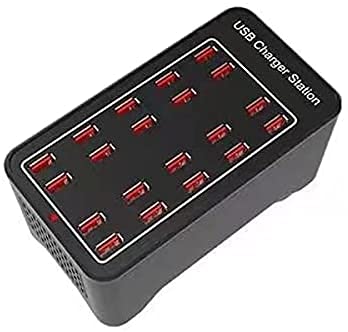 [CN] Caricabatterie Rapido Intelligente 20 Porte USB 100 W Spina Europea