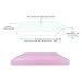 Ely's & Co. Patent Pending Waterproof Cotton Quilted Pack n Play Sheet | Mini Crib Sheet | All in one Mattress Pad Cover and Cozy Sheet, Pink