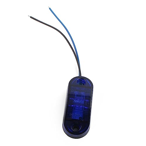 Bacar Car 2 SMD LED Side Marker Light Trailer Identification Lamp for Truck Trailer RV SUV, Blue