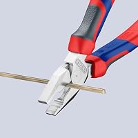 KNIPEX Kraft-Kombizange verchromt mit Comfort-Griffen 180 mm, 02 05 180 – Ansicht 3