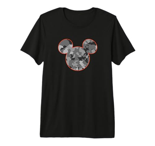 Disney Mickey Mouse t-shirt premium au logo camouflage et finitions soignées