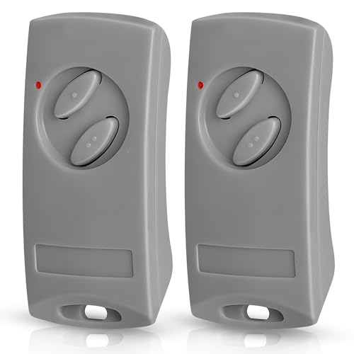 pepape Telecommande Portail pour EcoStar RSE2-433, RSC2-433, RSZ1-433, Compatible avec Hormann Ecostar Liftronic/TUBAUTO EuroPro 500/700/800 Portronic...