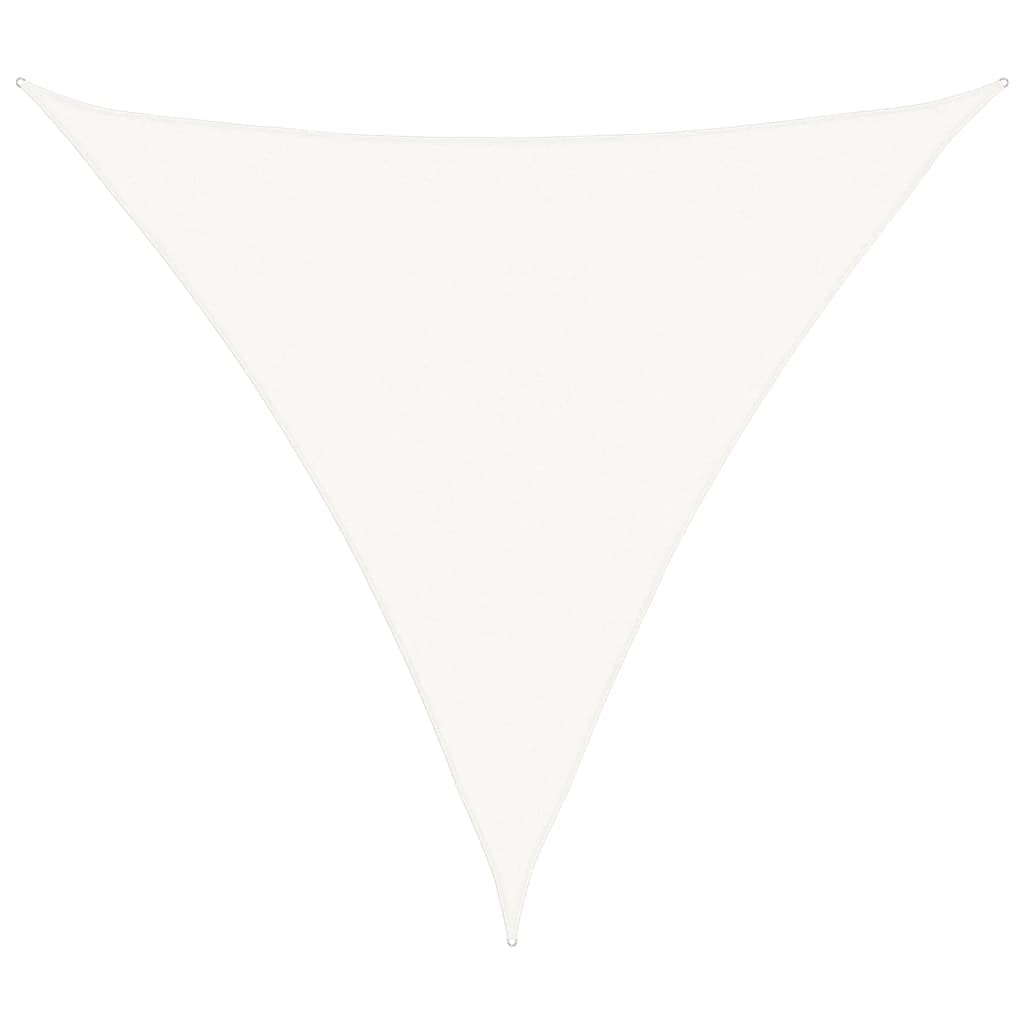 vidaXL Vela Parasole 160 g/m² Bianca 6x6x6 m in HDPE