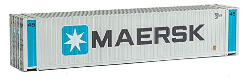 Walthers SceneMaster 8556 45' CIMC Container - Maersk (Silver, Blue, Black)