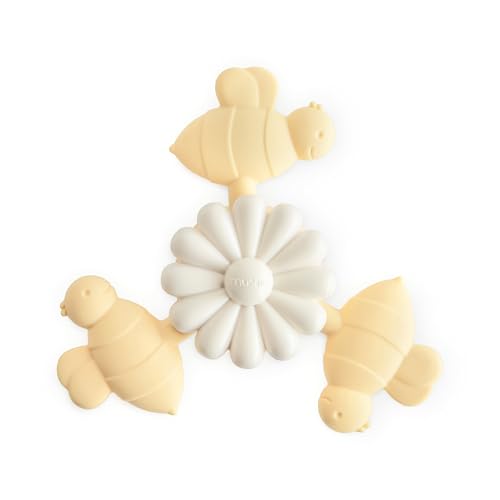 Image of mushie Bee Suction Spinner Toy | Toddler Sensory Toys for Bath & Play