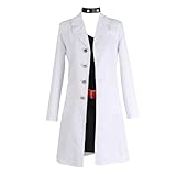 Anime Cosplay Tae Takemi Costume Christmas Party Uniform Full Set Womens Outfits (X-Large) White