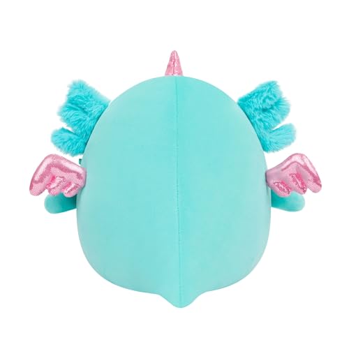 Squishmallows Original 8-Inch Bellamy the Teal Axolotl Alicorn - Image 4