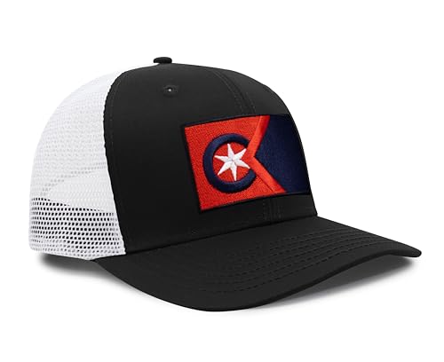 Image of International Tie City Hat for Men and Women, Adjustable Snapback Trucker Baseball Cap with Embroidered Patch