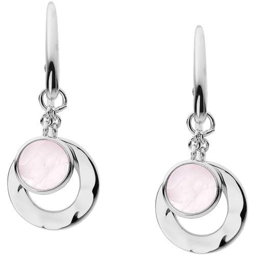 Fossil Ohrringe Für Frauen Sterling Silber, Länge: 11.45mm X 24mm Silber...