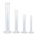 Pixnor Measuring Cylinder Graduated Cylinder Lab Test Tube Set of 4