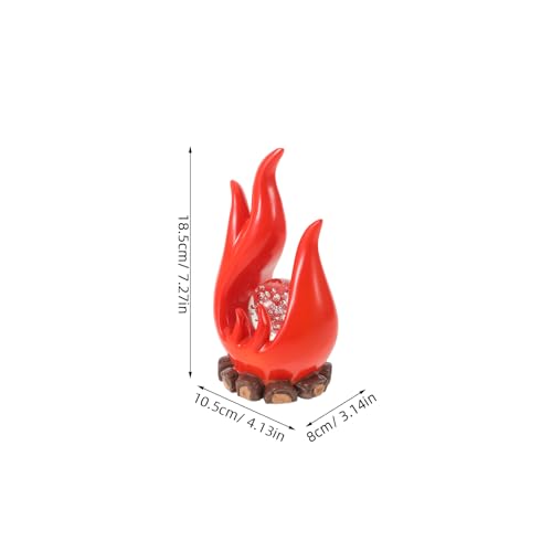 Statue abstraite effet feu Gatuida, le cadeau idéal pour décoration de table moderne