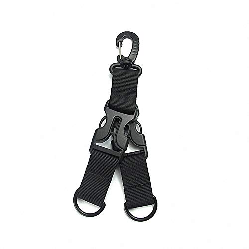 Fivela de fita de nylon, Andoer Clipes de tiras molle para exteriores Fivela de fita de nylon Fivela