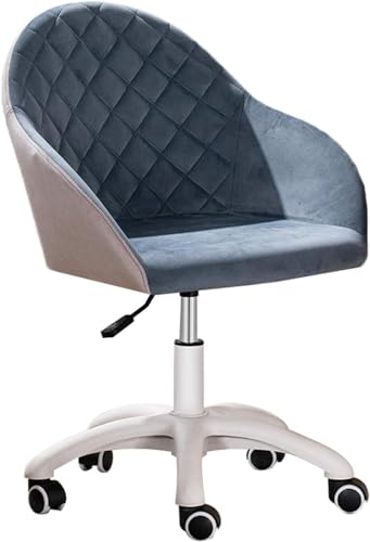 PVYGDXYI Silla de Oficina Silla de Oficina ergonómica Silla de Escritorio para computadora Silla de Oficina Moderna de Terciopelo Sillón Silla de Oficina Sala de Estar Dormitorio (Color: # 1)