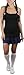ToBeInStyle Girl's Cotton Long Layering Camisole w/Built-in Shelf Training Bra - Black - 15-17 Years Old