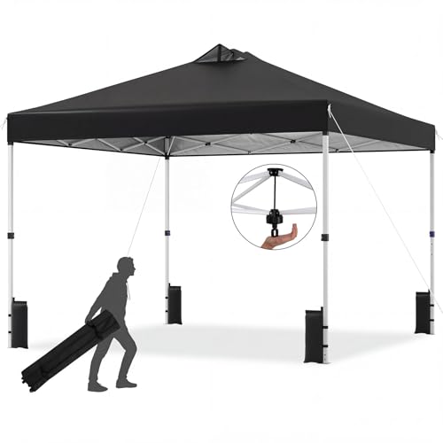 Image of Tangkula 10 x10 Ft Pop Up Canopy with Center Lock