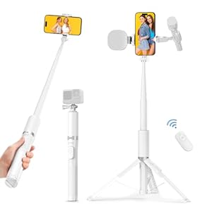 Atumtek ATSS182 Selfie-Stick Stativ Weiß