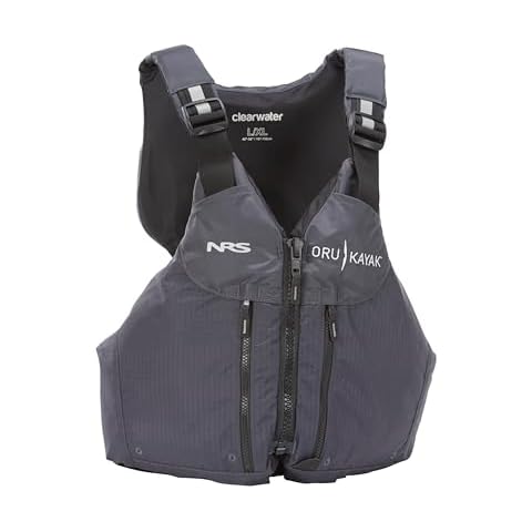 Oru Kayak PFD Life Jacket | Water Sports Life Vest, Coast Guard Approved, US Coast Guard Type: III, Adjustable Fit, Unisex, Lightweight, High Mobility, Material: 400-denier Ripstop Nylon, Size: L/XL Cover