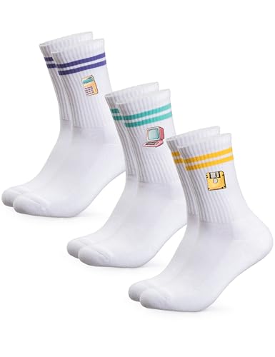 Occulto Calcetines Deporte para Mujer & Hombre 3 Pares (modelo: Rio) Informático 43-46