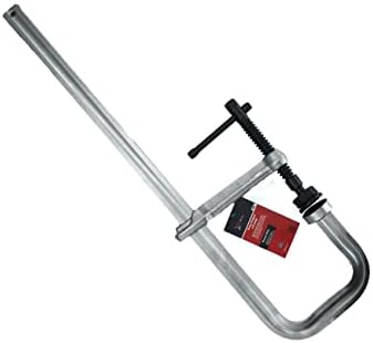 TCJJ122400HD XTRweld Clamp, J, 3-Pc Swivel Pad, 12", Steel, Chrome Plated