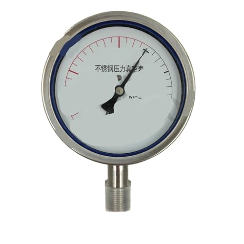 Jauge à vide de pession YZ-150BF en acier inoxydable double cadran mpa