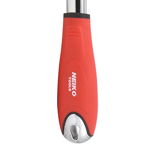 image for NEIKO 03067A 3/8-Inch Drive Extendable Ratchet Handle | 72 Tooth Rever