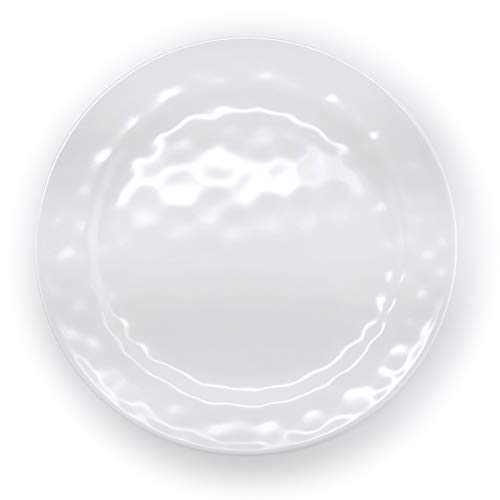 Melamine Plates set of 12, 10-inch 100% Melamine Dinner Plates for Everyday Use, Break-resistant and Lightweight, White Color Melamine Plates set of 12, 10-inch 100% Melamine Dinner Plates for Everyday Use, Break-resistant and Lightweight, White Color