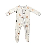 Soft Baby Footie Pajamas - Newborn, Infant Sleepers, Zipper, 95% Viscose derived from Bamboo and 5% Spandex, Imported