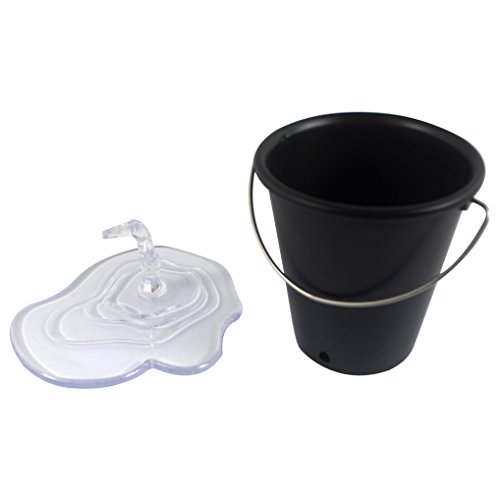 Creative Pencil Holder, Design Floating Bucket Pen Case Container Ideal Desk Accessory, Cute Pencil Holder For Desk,Black #TOP2