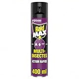 Raid Max Aérosol Multi-Insectes - Action Rapide - Elimine les Punaises - 1 Aérosol...