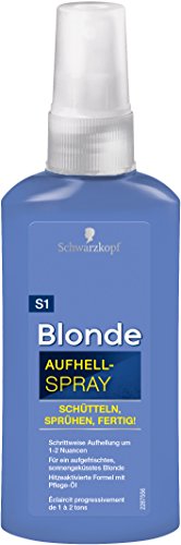 SCHWARZKOPF BLONDE Aufheller S1 Aufhellspray, Stufe 3, 3er Pack (3 x 125 ml)