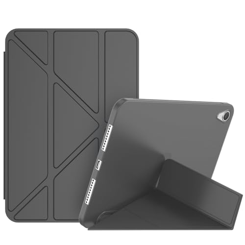 Protection iPad 10.9 cuir PU noir - Étui déformable fin premium pour tablette tactile Apple