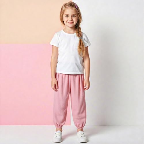 Image of Kids' Breathable Quick Dry Ice Silk Mosquito Pants Kids, Loose Anti-Mosquito, Sun Protection, Elastic Waist, Cuffed Ankles