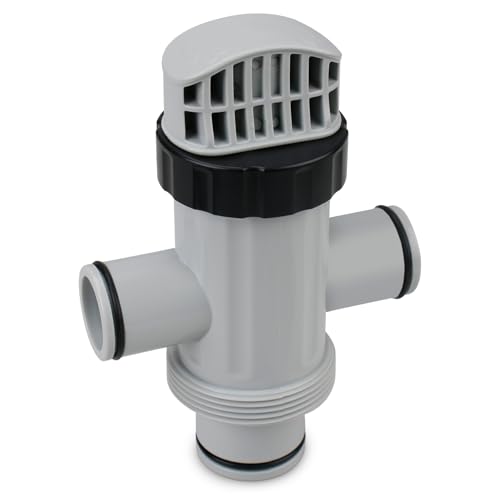 FATCANMA 11872 Dual Split Hose Plunger Valve Compatible with Intex Replacement Pool Part Accessory Attachment for Above Ground Pool and Pool Pump Maintenance