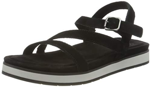 Koolaburra by UGG Women's Haisley Sandal, Black, 36 EU Cover