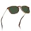 2. Brown Stripe Frame Green Lenses