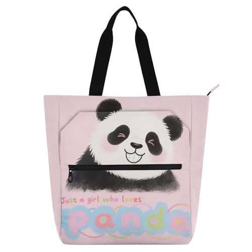 Bolsa de hombro Panda ligera que evita la carga pesada en la escuela infantil