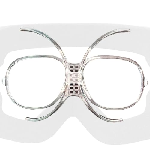 Whnbuij Marco de miopía de mariposa: adaptador de inserción de gafas de esquí, adaptador óptico |