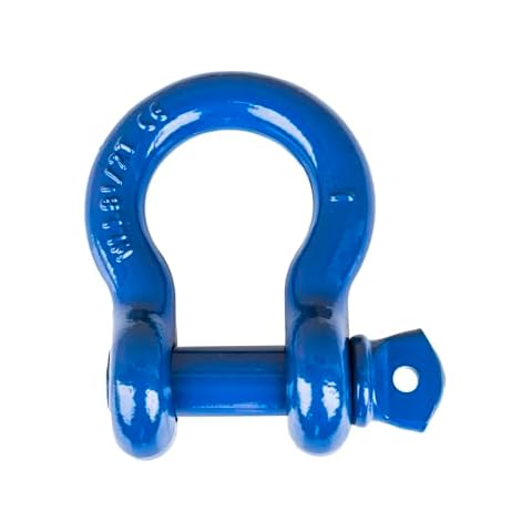 Bow Shackle 1" ALFA Wheels D-Ring 51 Ton Cover