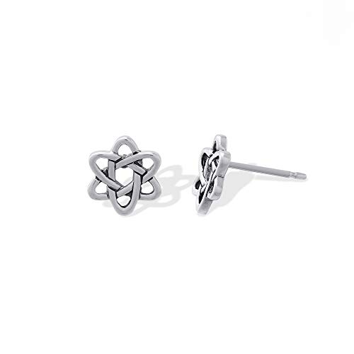 Boma-Jewelry-Sterling-Silver-Wire-Atom-Star-Stud-Earrings