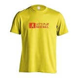 [アートワークスコウベ] 野球 Tシャツ 半袖 練習着 ドライ 野球をしよう ユニセックス XL イエロー