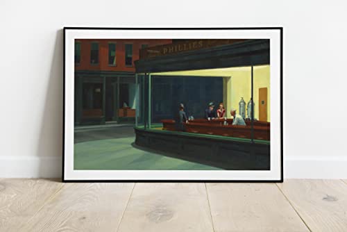Pegziz pgzzNM623 Edward Hopper Sanatsal Duvar Dekorasyon Poster 60x90 cm