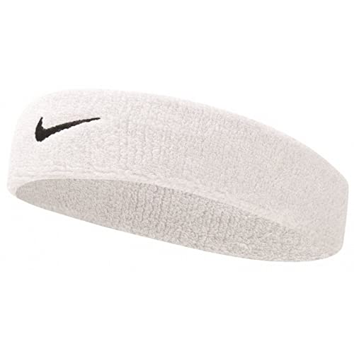 Nike Swoosh Headband NNN07-101, Unisex Headband, White, One Size EU