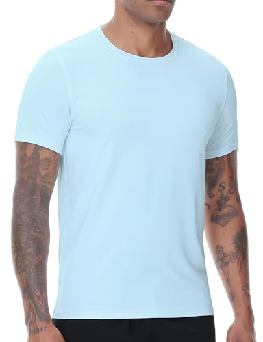 Chemise d'entraînement pour homme respirante t-shirt anti-transpiration