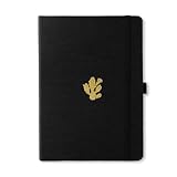 Dingbats - Grand Carnet Ligné Pro, Black Cactus, B5 - Carnet À Couverture Rigide - Cuir Pu - Papier Perforé, 160 G/m² Résistant À L'encre