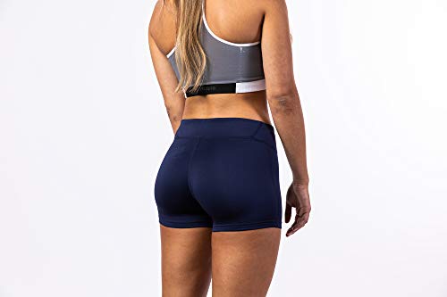 Mizuno Mens Womens Mizuno Victory 3.5 Inseam Volleyball Shorts, Navy, Medium Us #TOP3